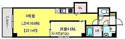 DEARCOURTCHIBA 1LDKの間取図画像