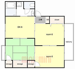 JR福知山線 中山寺駅 バス7分 鴻池下車 徒歩5分 2階/-