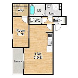 間取図画像 1LDK