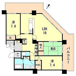 間取図画像 3LDK