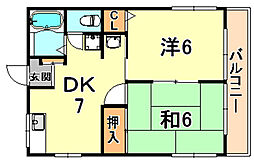 阪急神戸本線 六甲駅 徒歩10分 2階/-