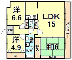 JR東海道・山陽本線 甲子園口駅 徒歩15分 3階/-