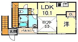 間取図画像 1LDK