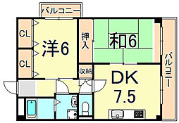 阪急神戸本線 武庫之荘駅 徒歩19分 3階/-