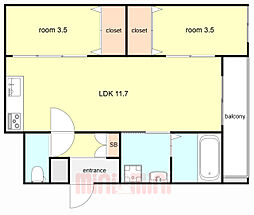 神戸市西神・山手線 大倉山駅 徒歩11分 2階/-