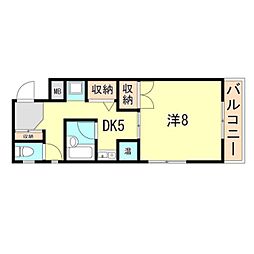 間取図画像 1DK