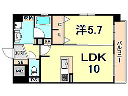 阪神本線 西宮駅 徒歩10分 6階/-