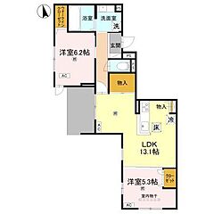 物件の間取り