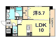物件の間取り