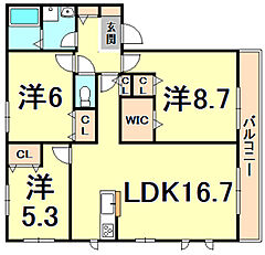 物件の間取り