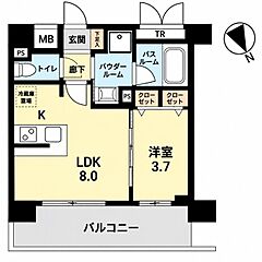 物件の間取り