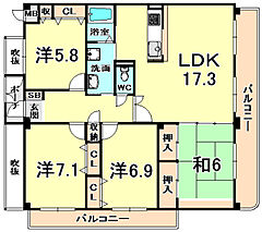 物件の間取り