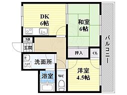 間取図画像 2DK