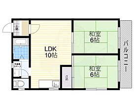 金谷マンション  ｜ 兵庫県尼崎市東園田町９丁目（賃貸マンション2LDK・3階・48.00㎡） その2