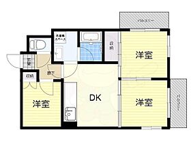 近松パークサイドM1  ｜ 兵庫県尼崎市下坂部４丁目（賃貸マンション2LDK・4階・45.40㎡） その2