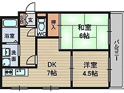 シャトー塚口 3階/-