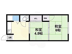 間取図画像 2DK