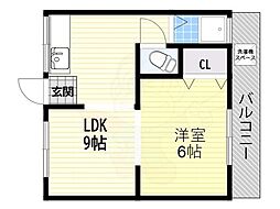 間取図画像 1LDK