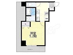 アーイ塚口 1Kの間取図画像