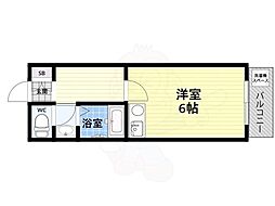 ちとせハイツ ワンルームの間取図画像