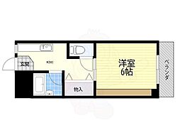 ハイツ南苑荘 1Kの間取図画像