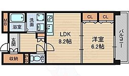 Casafelice 1LDKの間取図画像