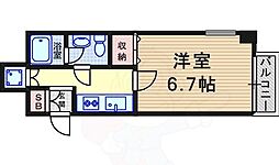 アンシャンテ・カーロ 1Kの間取図画像