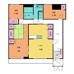 間取図画像 3LDK