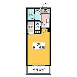 間取図画像 1K