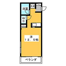 TENDERHOUSE ワンルームの間取図画像