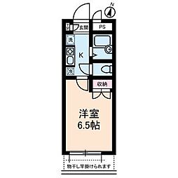 アーバンフォレスト ワンルームの間取図画像