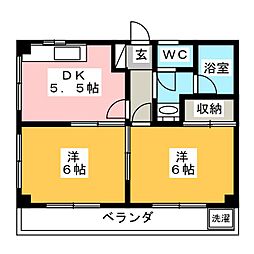 間取図画像 2DK
