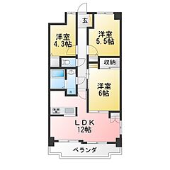 物件の間取り
