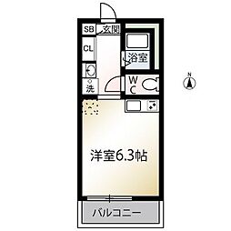 間取図画像 ワンルーム