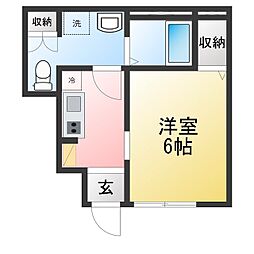 Cosmo Villa Nerima 1Kの間取図画像