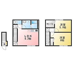 Cosmo Villa Nerima 2LDKの間取図画像