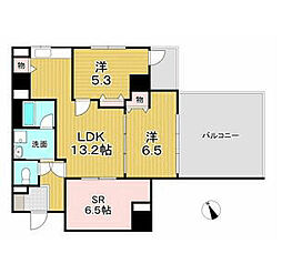 メルヴェーユ大泉学園 2SLDKの間取図画像