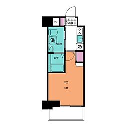 RJRリクロス高砂 1Kの間取図画像