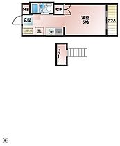 東京都杉並区下高井戸2丁目（賃貸アパート1R・1階・17.82㎡） その2