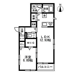 間取図画像 1LDK