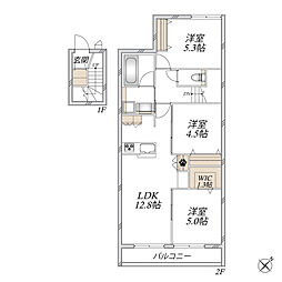 Sanctuary Garden 3LDKの間取図画像