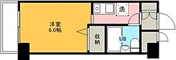 ライフシティ 1Kの間取図画像
