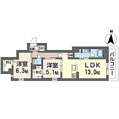 物件の間取り