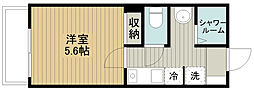 仮称MKアパートメント 1Kの間取図画像