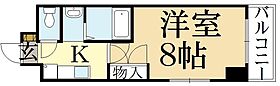 ドルス北山  ｜ 京都府京都市左京区下鴨南野々神町（賃貸マンション1K・2階・23.20㎡） その2