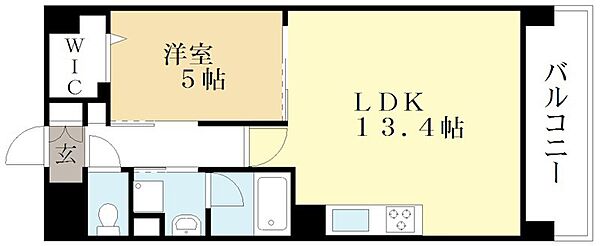 京都府宇治市五ケ庄折坂(賃貸マンション1LDK・2階・44.76㎡)の写真 その2