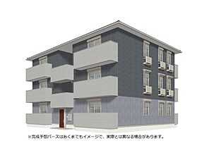 メルベーユドゥ 305 ｜ 京都府京田辺市田辺深田25番地1、39番地の各一部（賃貸アパート1LDK・3階・32.58㎡） その1