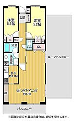 TOWACITYCOOP富塚 2LDKの間取図画像