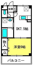 間取図画像 1DK