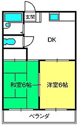 間取図画像 2DK